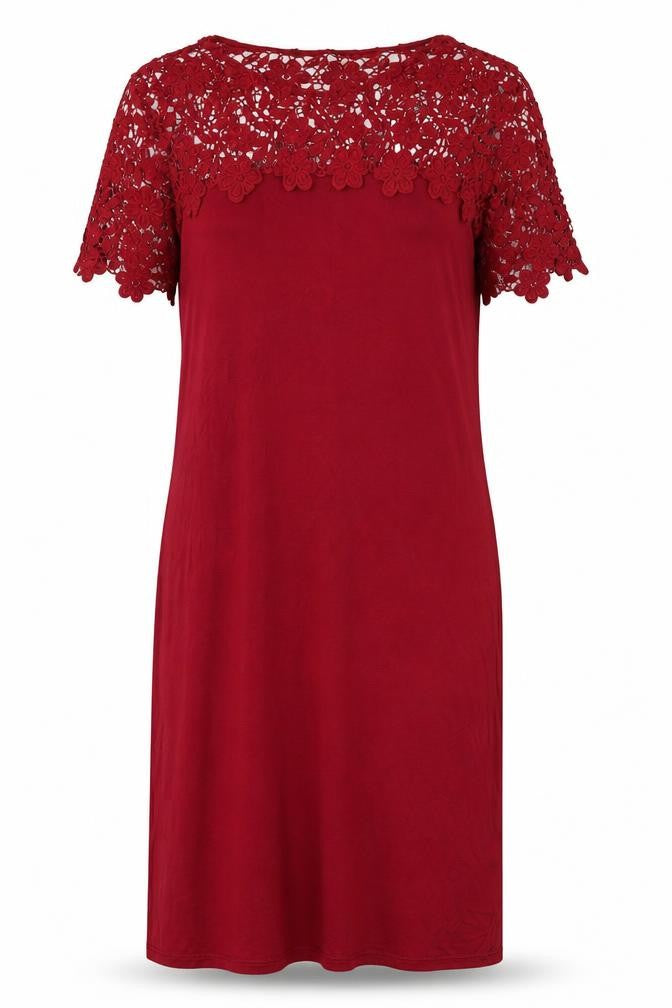 Front view of Capsule Women's Red Dress, size 14