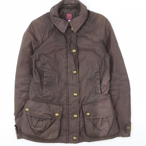 Joules Women's Brown Overcoat Jacket - XS