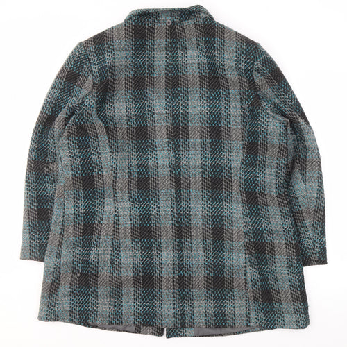 Debenhams Classics Multicoloured Checked Coat Size 20