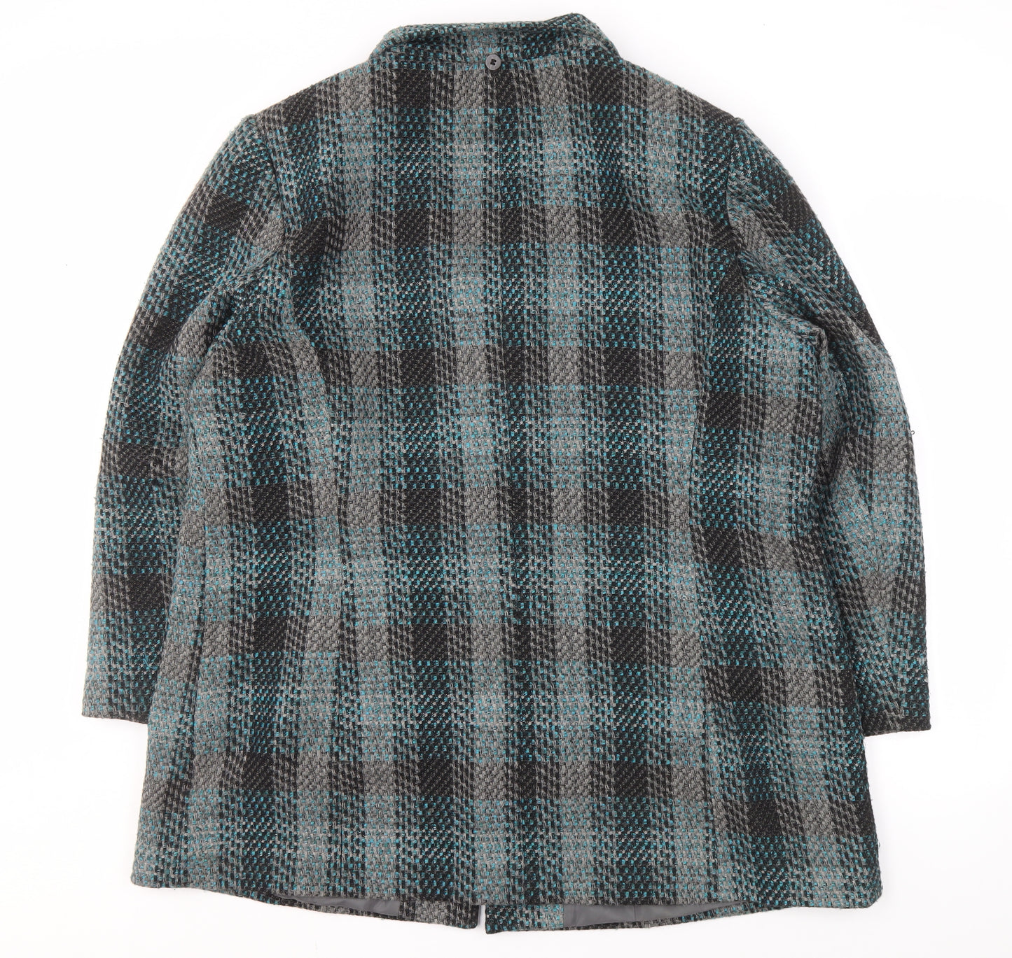 Debenhams Classics Multicoloured Checked Coat Size 20