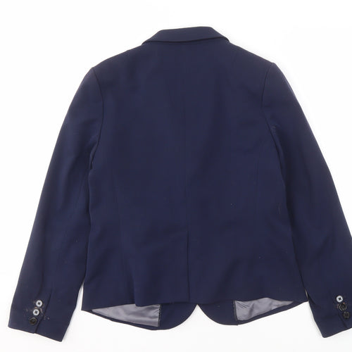 Gap Women's Blue Blazer Regular Fit, Size 8