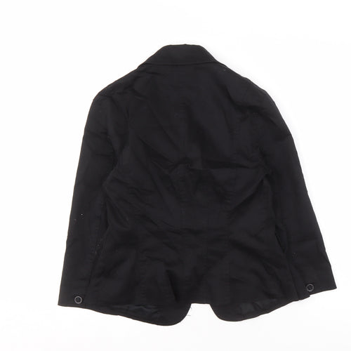 Wallis Black Women's Blazer Size 12 Classic Style