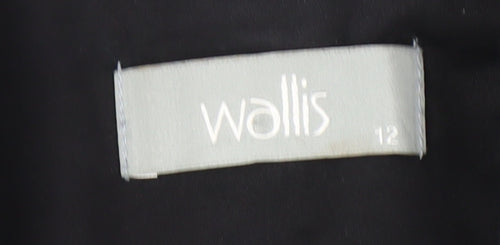 Wallis Black Women's Blazer Size 12 Classic Style