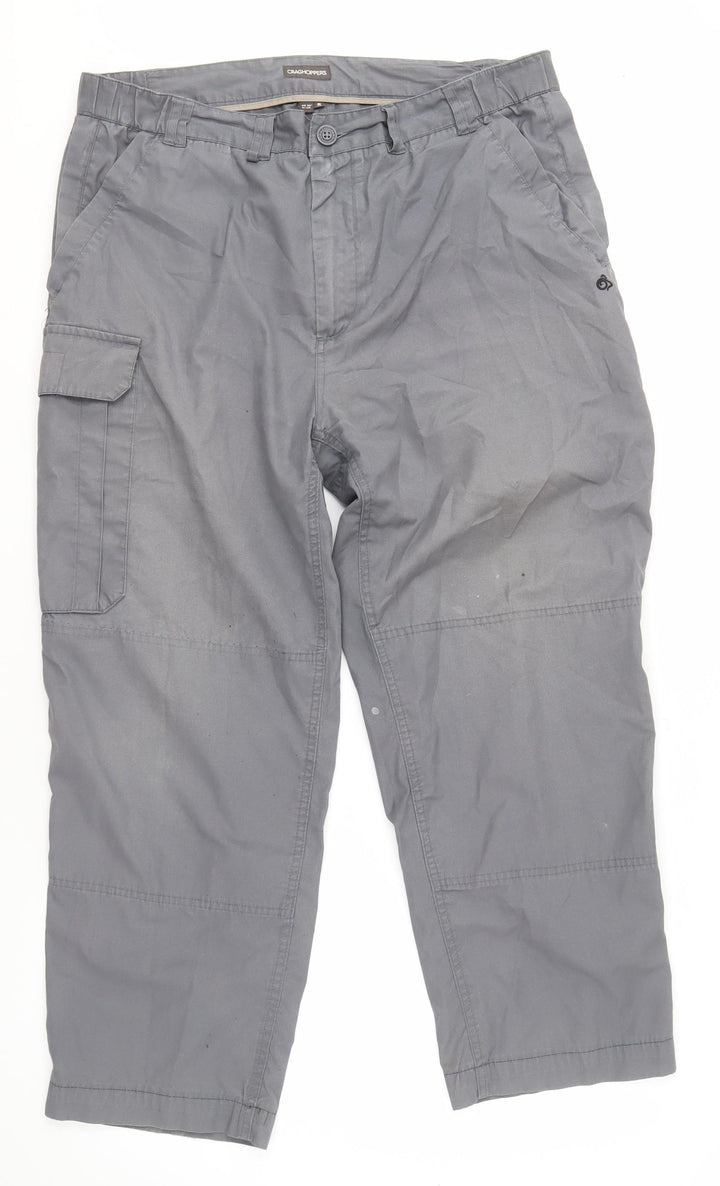 Craghoppers Men’s Grey Cargo Trousers Size S
