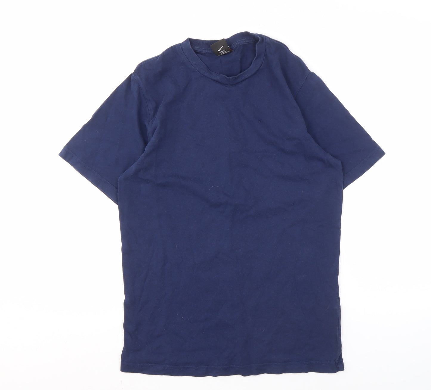 Nike Men's Blue Crew Neck T-Shirt - Size S