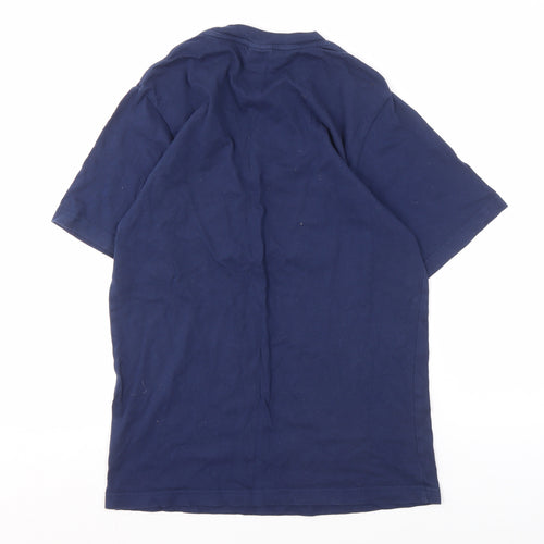 Nike Men's Blue Crew Neck T-Shirt - Size S