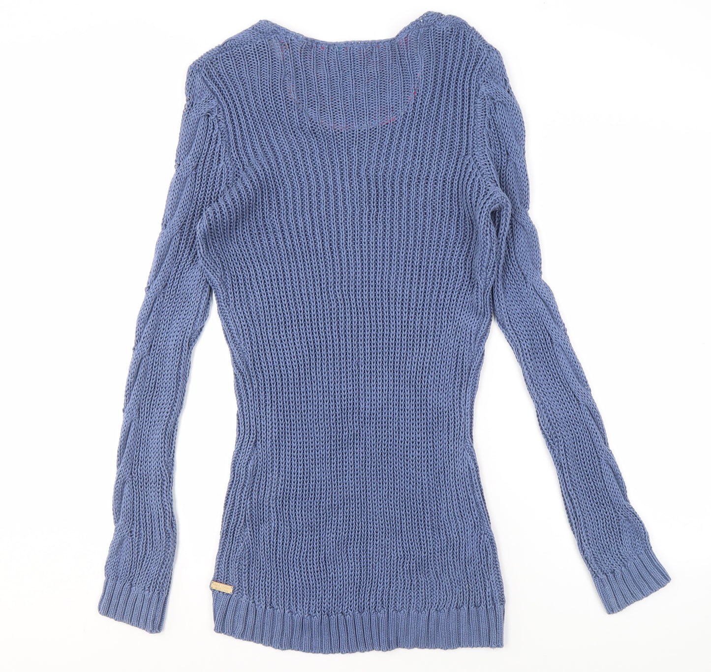 Joe Browns Women's Blue Cable-Knit Pullover Jumper, Size 16