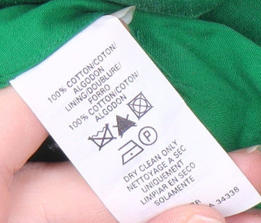 French Connection Women's Green Mid-Length Coat Size 12