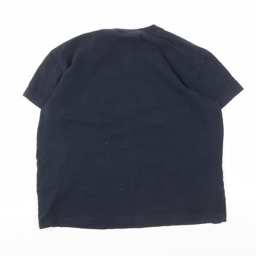 Superdry Unisex Blue T-Shirt, Size 12, Casual Crew Neck