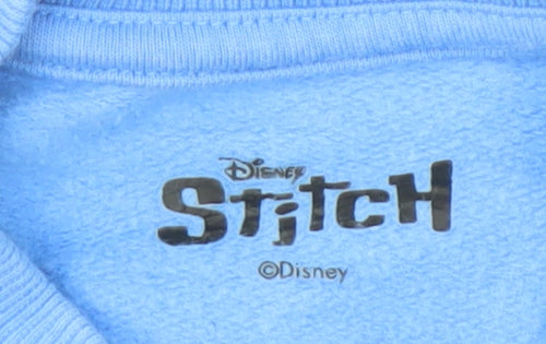 Nutmeg Girls Blue Stitch Sweatshirt 3-4 Years