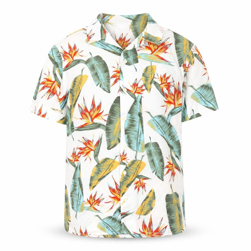Jack & Jones Men's Multicoloured XS Cotton Tropical Shirt