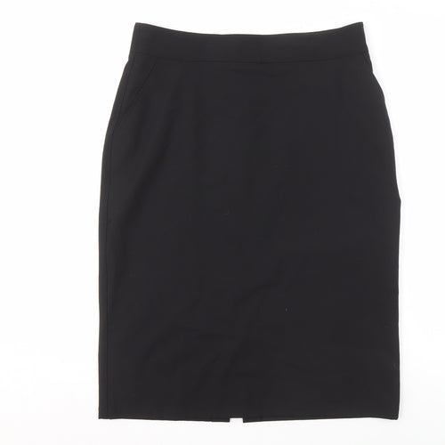 House of Bruar Women's Black Pencil Skirt, Size 14