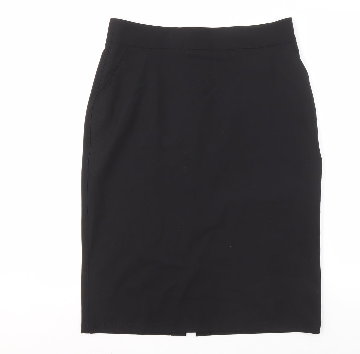 House of Bruar Women's Black Pencil Skirt, Size 14