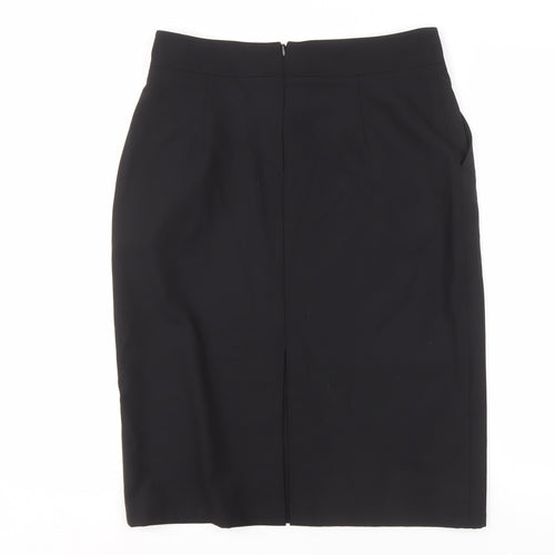 House of Bruar Women's Black Pencil Skirt, Size 14
