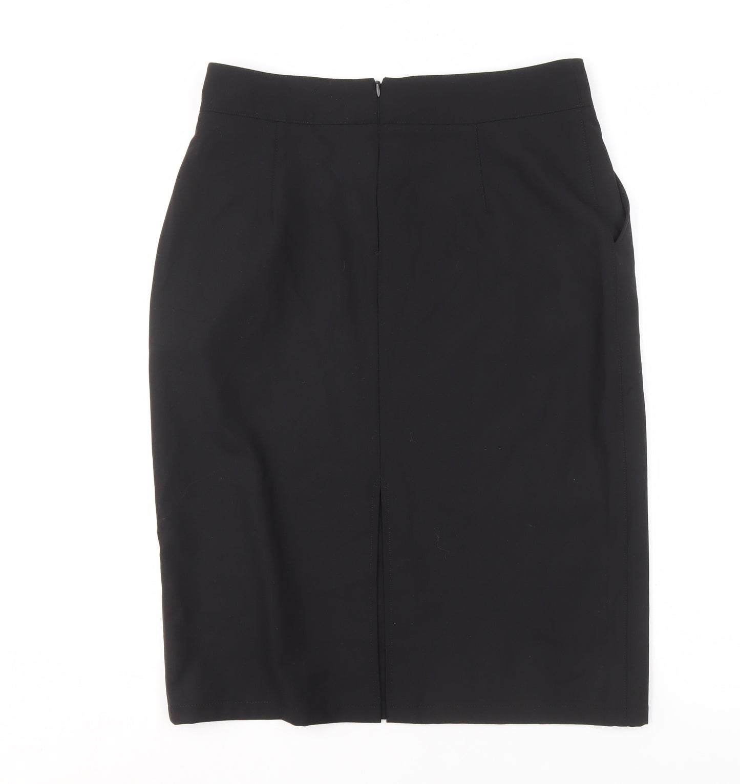 House of Bruar Women's Black Pencil Skirt, Size 14