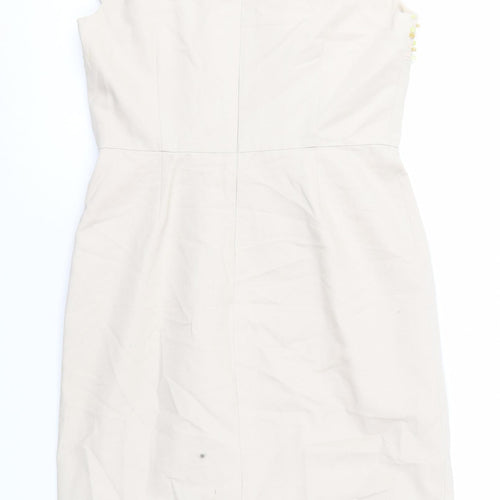 Fenn Wright Manson Women's Beige Shift Dress Size 14