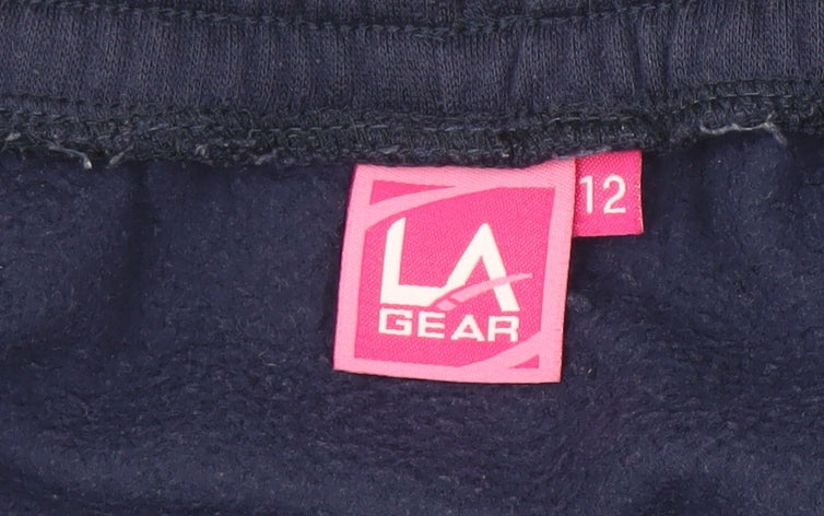 LA Gear Women's Blue Jogger Trousers, Size 12, Activewear