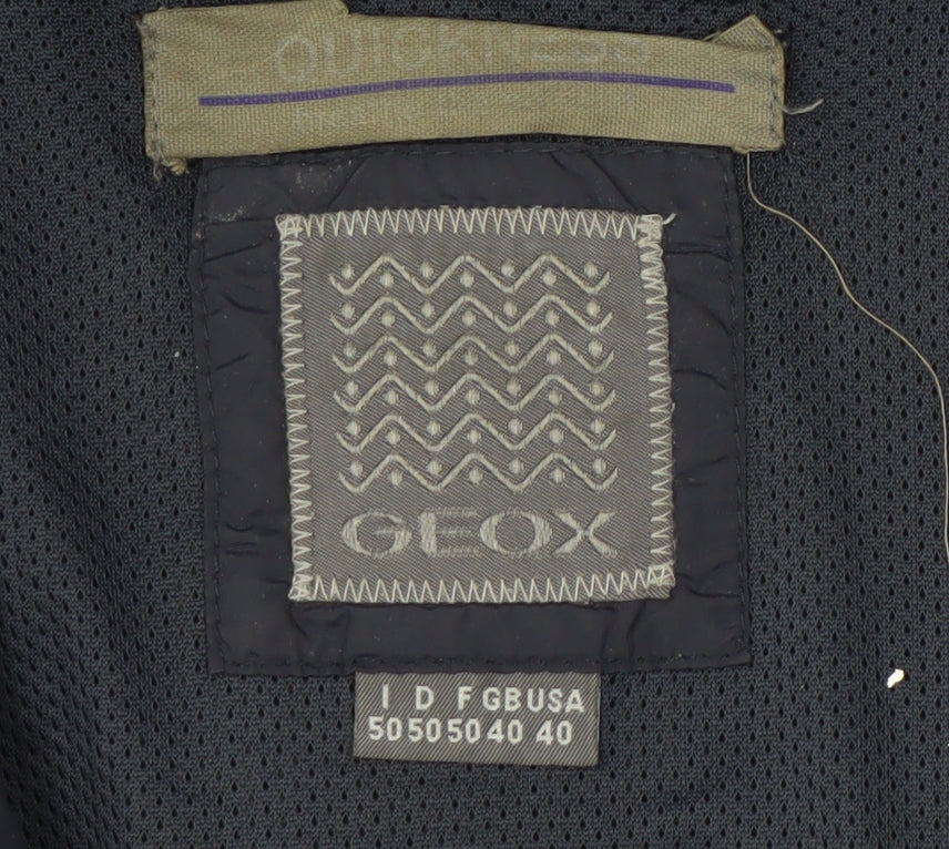 Geox Men's Blue Puffer Jacket Size 40