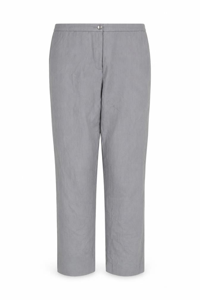 Front view of Alexon Women's Grey Straight-Leg Trousers, size 20
