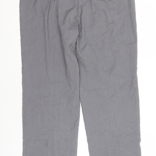 Alexon Women's Grey Straight-Leg Trousers Size 20