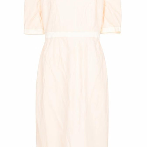 Vesper Women’s Ivory Dress Size 10 Zip Accents