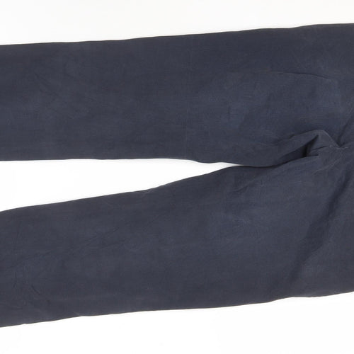 Boden Men's Blue Trousers, Size 32, Cotton