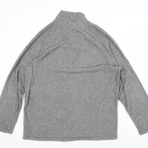 Trespass Men's Grey 2XL 1/2 Zip Sweatshirt