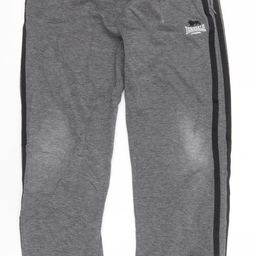 Lonsdale Boys Grey Jogger Trousers 13 Years