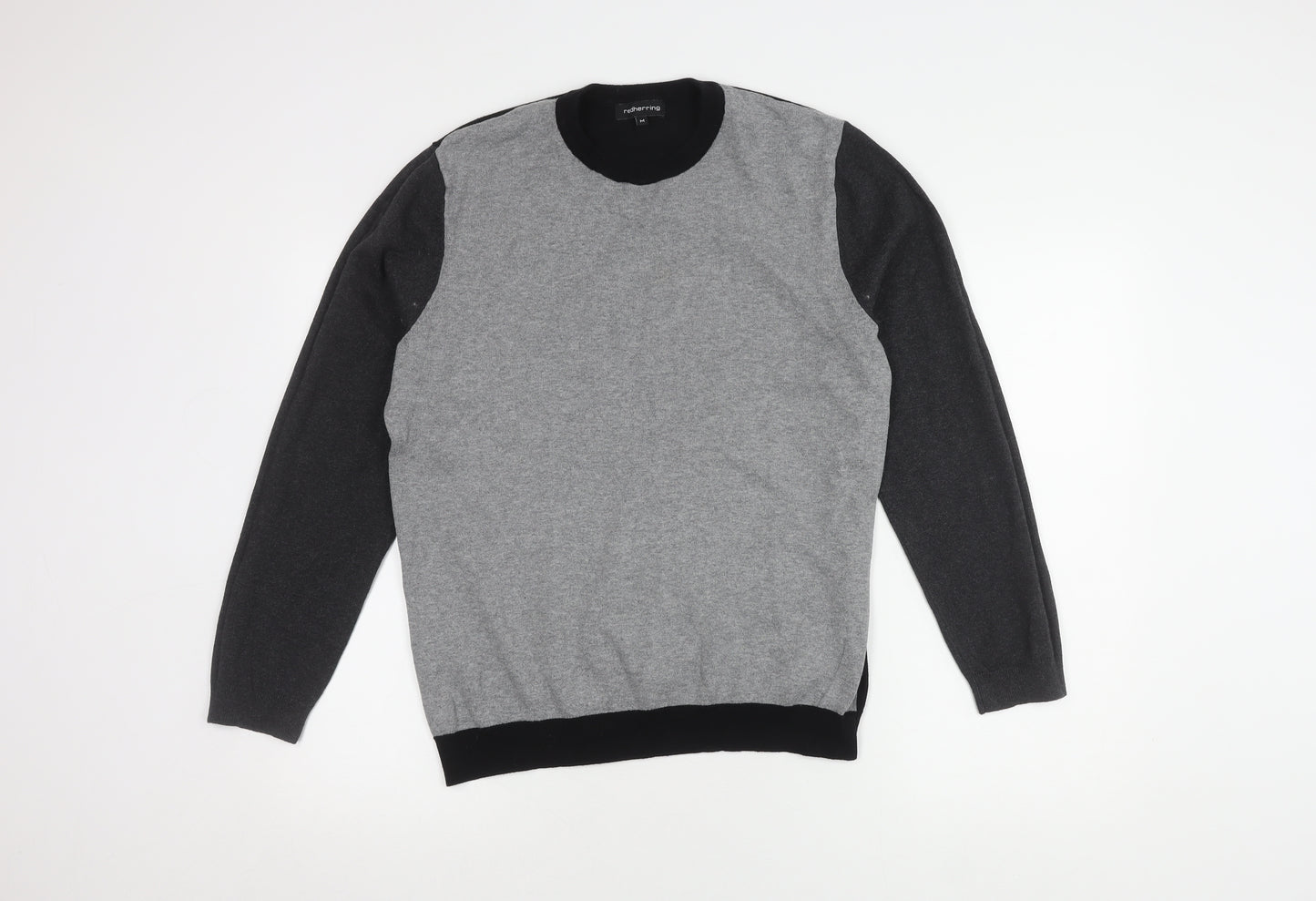 Red Herring Men's Grey Crew Neck Pullover Jumper M