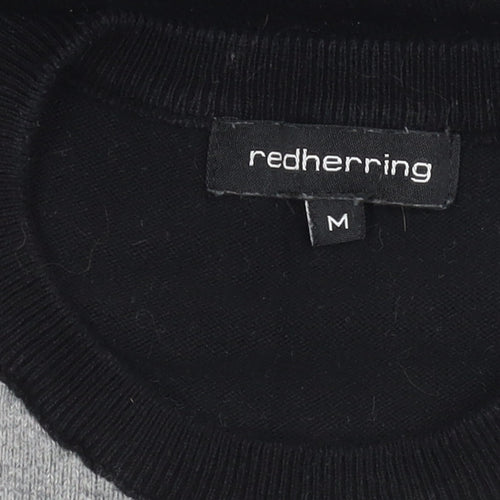 Red Herring Men's Grey Crew Neck Pullover Jumper M