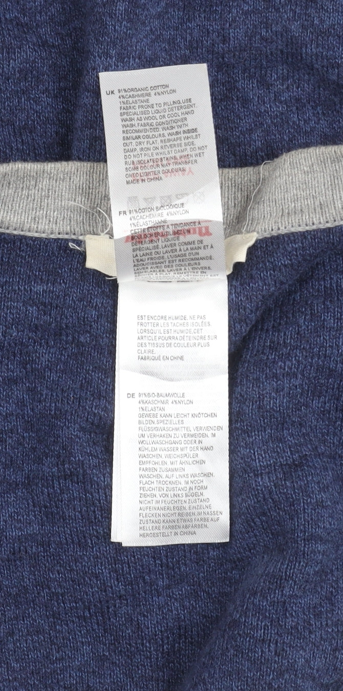 White Stuff Women's Blue Open Front Cardigan, Size 12