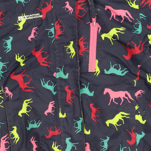 Mountain Warehouse Girls Multicoloured Animal Print Rain Coat