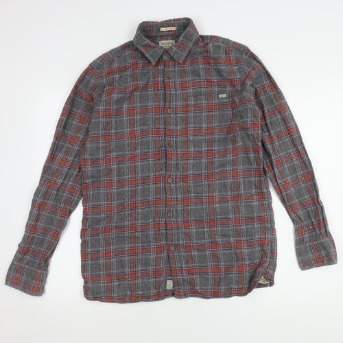 Jack & Jones Men's Multicoloured Medium Plaid Shirt