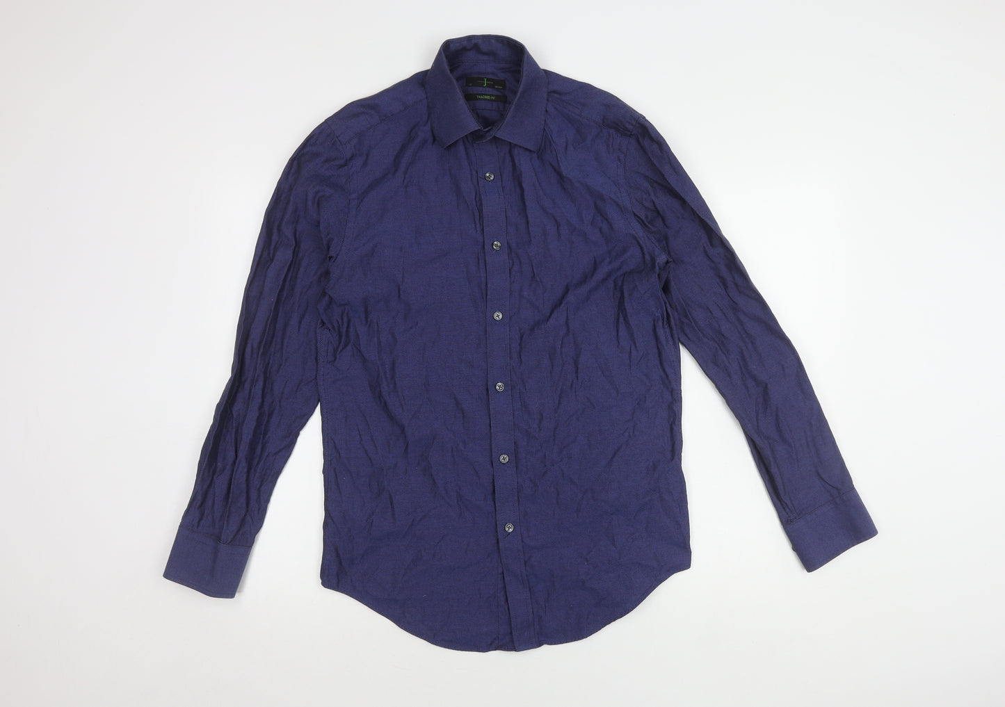 Jasper Conran Men's Blue Slim Fit Cotton Shirt 15