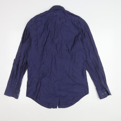 Jasper Conran Men's Blue Slim Fit Cotton Shirt 15
