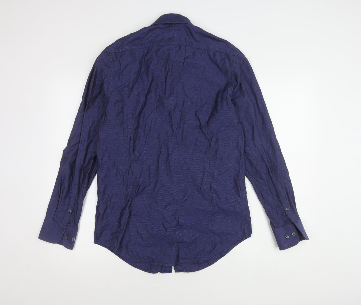 Jasper Conran Men's Blue Slim Fit Cotton Shirt 15