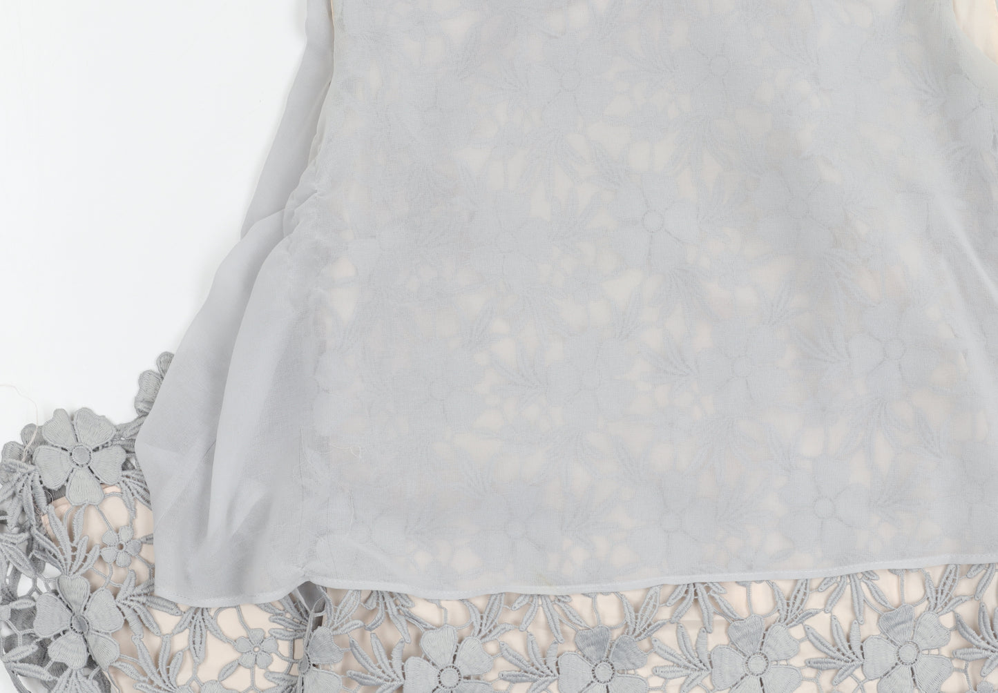 Phase Eight Women's Grey Floral UK 12 Dress
