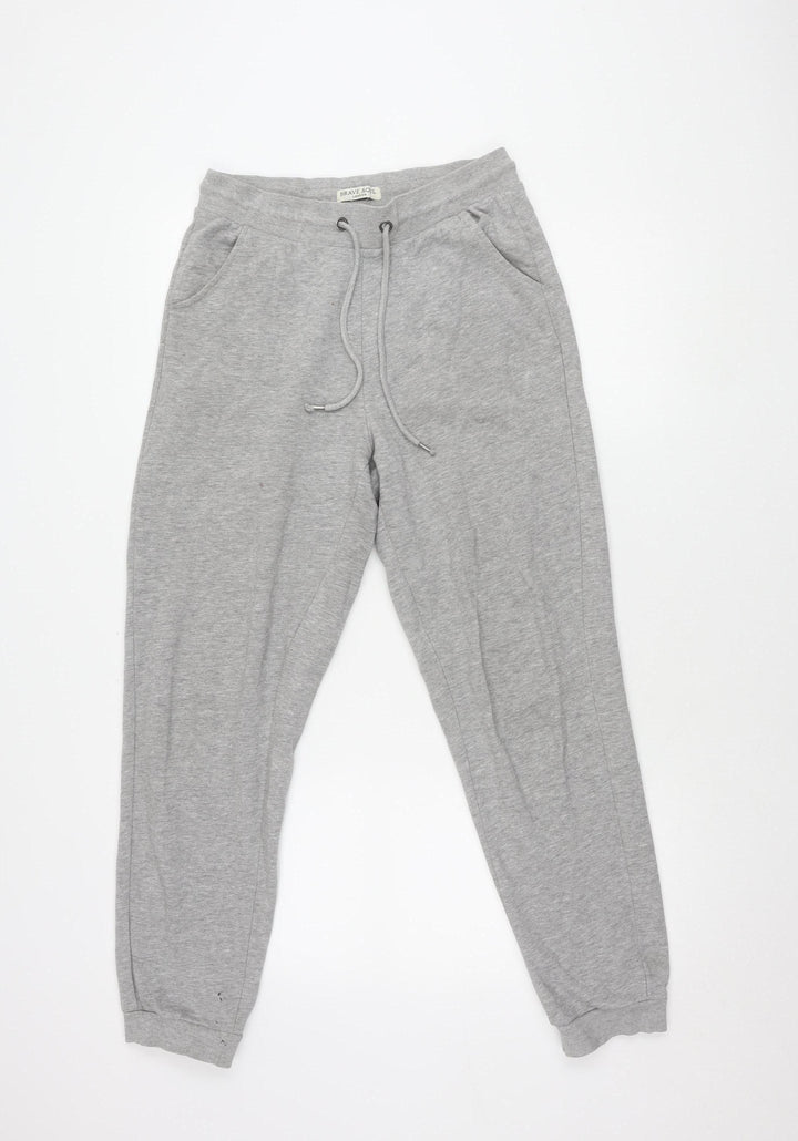 Brave Soul Women's Grey Jogger Trousers S Activewear