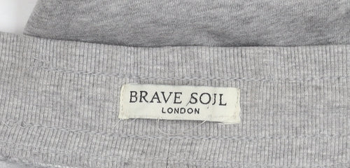Brave Soul Women's Grey Jogger Trousers S Activewear