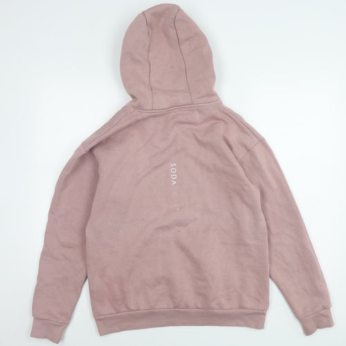 Pink Soda Sport Women's Pink Pullover Hoodie Size 8