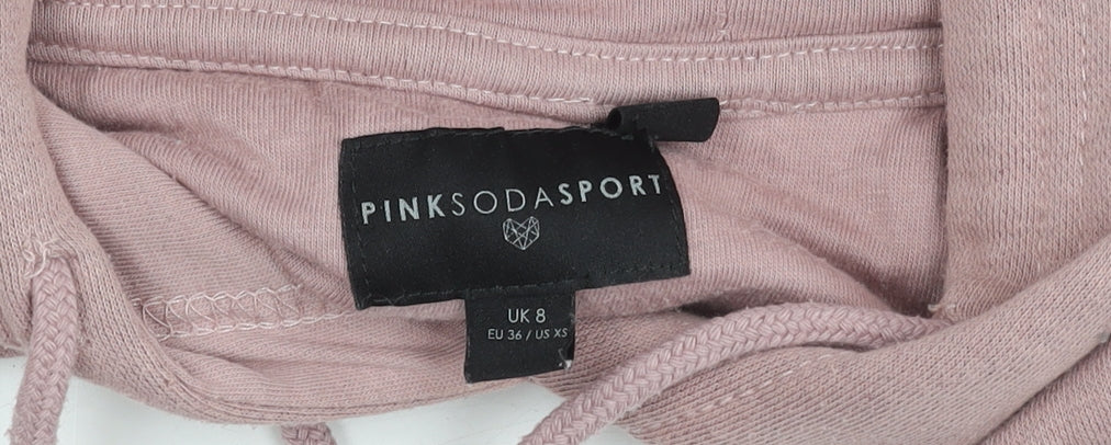 Pink Soda Sport Women's Pink Pullover Hoodie Size 8