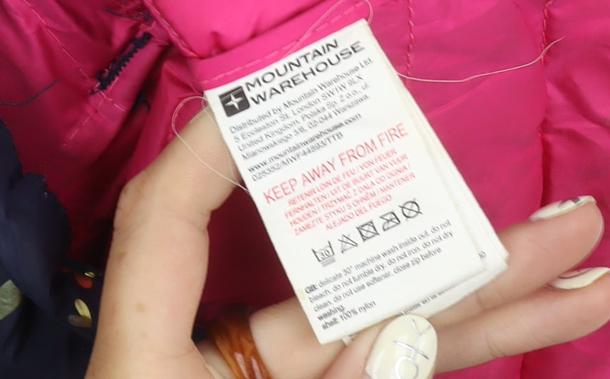 Mountain Warehouse Girls Multicoloured Puffer Jacket 7-8Y