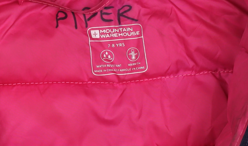 Mountain Warehouse Girls Multicoloured Puffer Jacket 7-8Y
