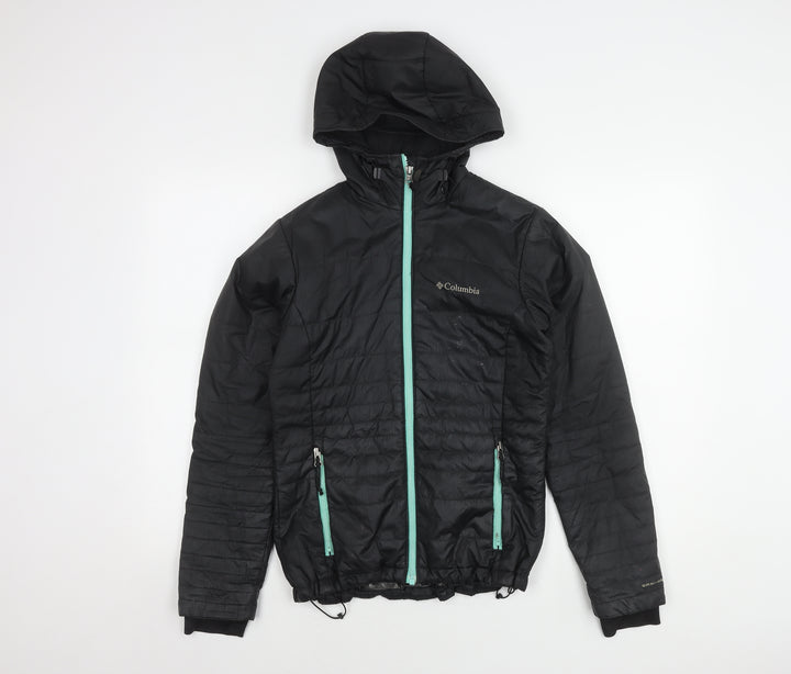 Columbia Women's Black Puffer Jacket XS Winter Hooded