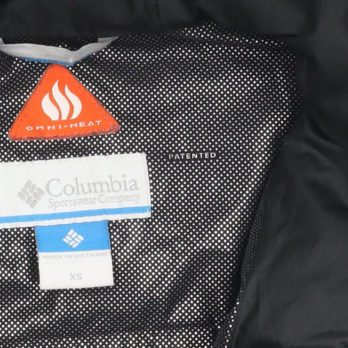 Columbia Women's Black Puffer Jacket XS Winter Hooded