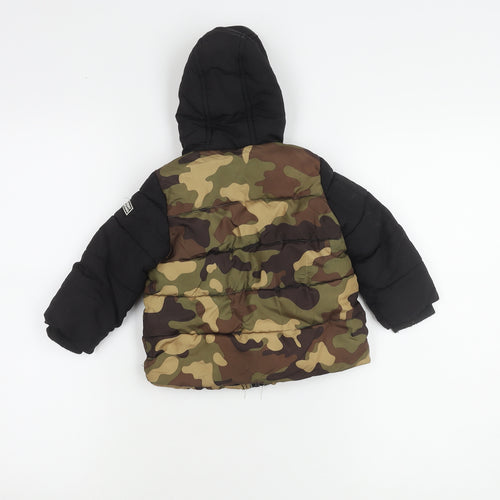 DKNY Unisex Baby Camouflage Puffer Jacket 12M