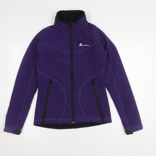Technicals Women's Purple Soft Shell Jacket Size 8