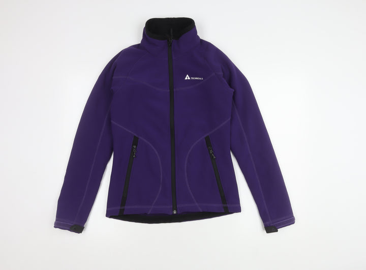 Technicals Women's Purple Soft Shell Jacket Size 8