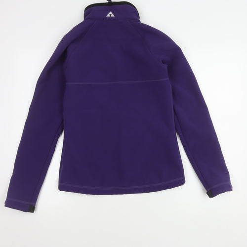 Technicals Women's Purple Soft Shell Jacket Size 8