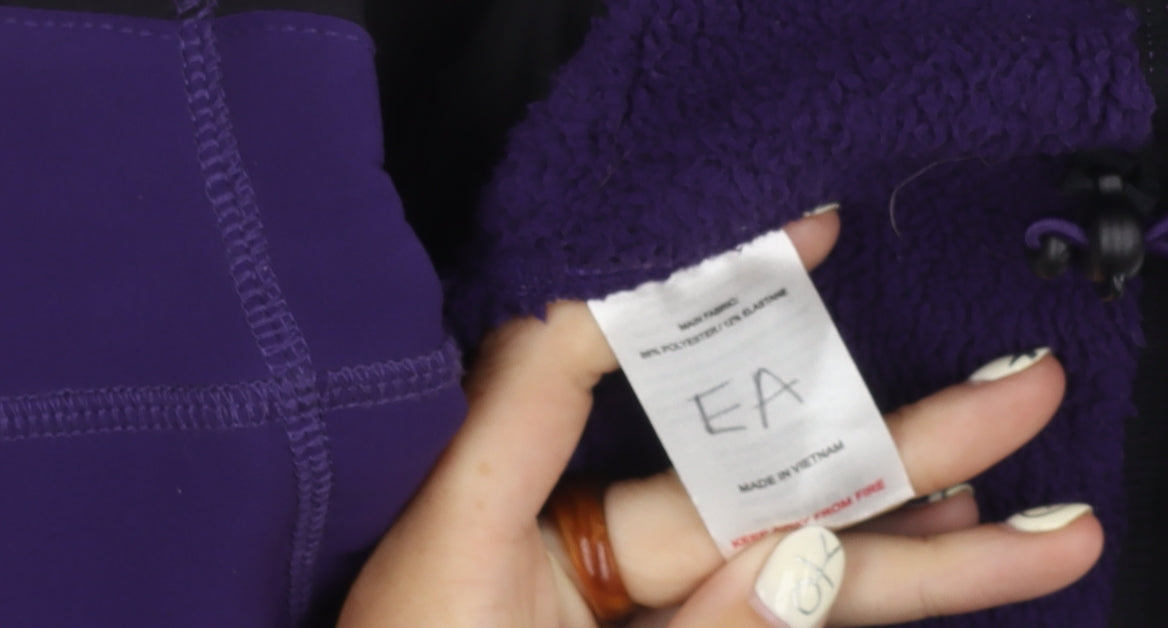 Technicals Women's Purple Soft Shell Jacket Size 8